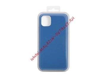 Силиконовый чехол для iPhone 11 Pro Max "Silicone Case" (синий) 3