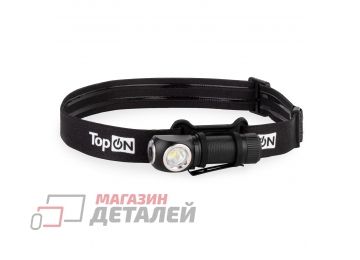 Налобный фонарь TopON TOP-MX03HLL CREE XPG LED 3W 350lm 3.7V 700 mAh Г-образный, TIR линза, магнитное крепление, IPX3