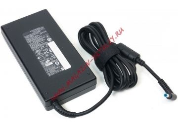 Блок питания (сетевой адаптер) для ноутбуков HP 19.5V 6.15A 120W 4.5x3.0 мм с иглой черный slim, без сетевого кабеля Premium