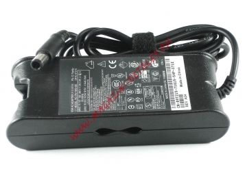 Блок питания (сетевой адаптер) для ноутбуков Dell 19.5V 3.34A 65W 7.4x5.0 мм с иглой черный, с сетевым кабелем
