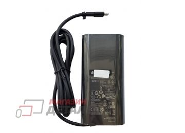 Блок питания (сетевой адаптер) для ноутбуков Dell 20V-5A (12-20V) 100W Type-C (5-gen type) черный, с сетевым кабелем Premium