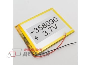 Аккумулятор универсальный 3.5x80x95 мм 3.8V 3500mAh Li-Pol (2 Pin)