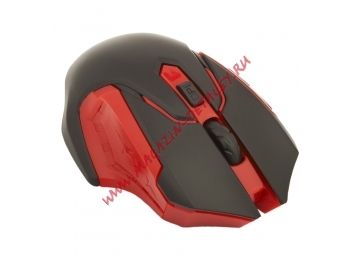 Мышь игровая беспроводная X-04 черная с красным, коробка
