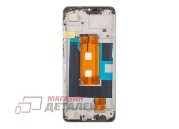 Дисплей (экран) в сборе с тачскрином для Realme C63 (RMX3939) черный с рамкой (Premium LCD)