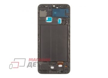 Дисплей (экран) в сборе с тачскрином для Samsung Galaxy A30 SM-A305 черный с рамкой (Incell)