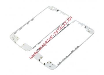 Рамка дисплея и тачскрина для Apple iPhone 5 c клеем белая