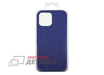 Силиконовый чехол для iPhone 13 Pro Max "Silicone Case" (синий-кобальт)