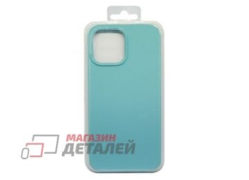 Силиконовый чехол для iPhone 13 Pro Max "Silicone Case" (бирюзовый)