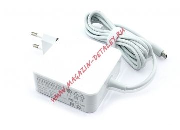 Блок питания (сетевой адаптер) OEM для ноутбуков Xiaomi 5-20V 4.5A 90W USB-C Type-C белый, в розетку