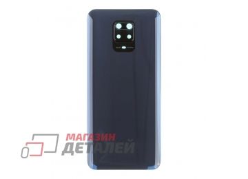 Задняя крышка для Xiaomi Redmi Note 9S, 9 Pro со стеклом камеры (синий)