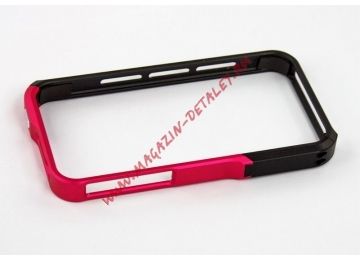 Чехол (бампер) Element Vapor Pro Ops для Apple iPhone 4, 4S металл розовый + наклейка