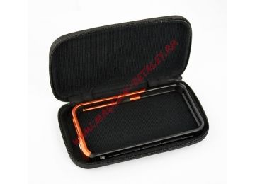 Чехол (бампер) Element Vapor Pro Ops для Apple iPhone 4, 4S металл черный, оранжевый + наклейка