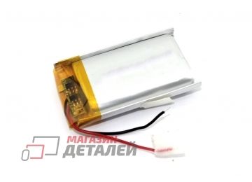 Аккумулятор универсальный 8x20x35 мм 3.8V 900mAh Li-Pol (2 Pin)