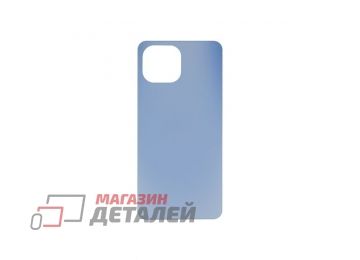 Задняя крышка аккумулятора для Xiaomi Mi 11 Lite, 11 Lite 5G NE голубая