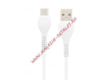 USB кабель Hoco X37 Cool Power Charging Data Cable For Micro L=1M белый