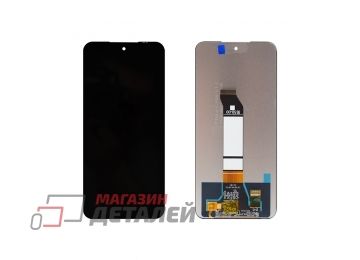 Дисплей (экран) в сборе с тачскрином для Xiaomi Poco M3 Pro, Redmi Note 10T черный