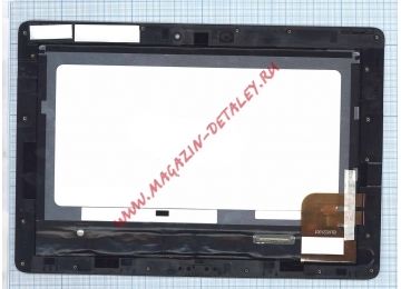 Дисплей (экран) в сборе (матрица N101ICG-L21 rev. A1 + тачскрин) для Asus Transformer TF300 ревизия G03 с рамкой