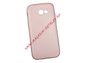 Силиконовый чехол LP для Samsung Galaxy A5 2017 розовое золото TPU