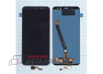 Дисплей (экран) в сборе с тачскрином для Huawei Nova 2i, Mate 10 Lite синий