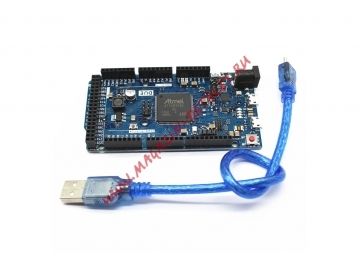 Плата DUE R3 Board AT91SAM3X8E ARM 32 Bit с кабелем USB