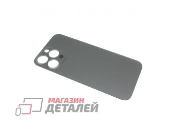 Задняя крышка (стекло) для iPhone 14 Pro Max черная