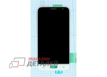 Дисплей (экран) в сборе с тачскрином для Samsung Galaxy J1 (2016) SM-J120F белый (Premium SC LCD)