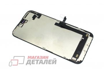 Дисплей (экран) в сборе с тачскрином для iPhone 16 Plus черный (Premium LCD)