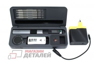 Паяльный набор Fnirsi HS02A Max + 6 наконечников + блок питания 100W