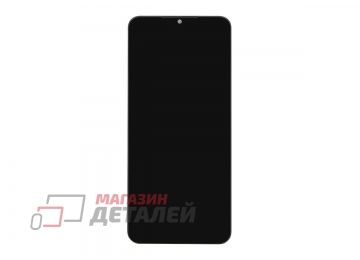 Дисплей (экран) в сборе с тачскрином для Tecno Spark 10C (Kl5m) черный с рамкой (Premium LCD)