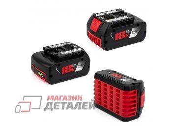 Аккумулятор TopOn для Bosch 18V 3.0Ah Li-ion LED