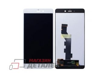 Дисплей (экран) в сборе с тачскрином для Xiaomi Mi Note Pro белый