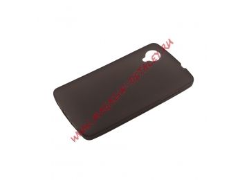 Силиконовый чехол для LG Nexus 5 TPU Case (черный матовый)