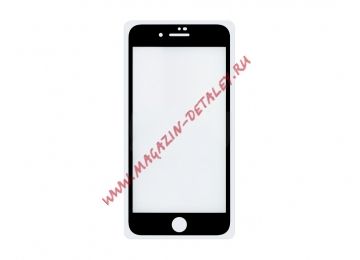 Защитное стекло для iPhone 7 Plus, 8 Plus черное 3D (King Fire)