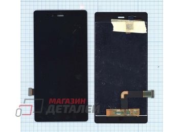 Дисплей (экран) в сборе с тачскрином для ZTE Nubia Z9 mini черный