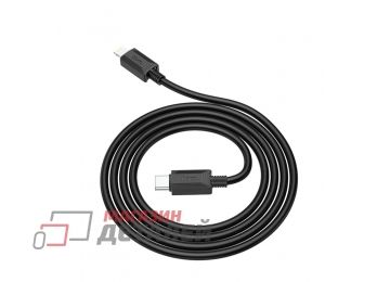 USB кабель HOCO X73 Type-С – Lightning 8-pin 3А PD27W силикон 1м (черный)