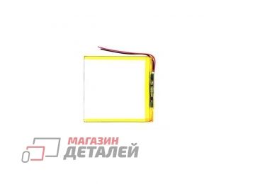 Аккумулятор универсальный 4x85x90 мм 3.8V 3600mAh Li-Pol (2 pin)