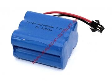 Аккумулятор для радиоуправляемой модели Ni-Cd 7.2V 1400 mAh AA Row разъем SM