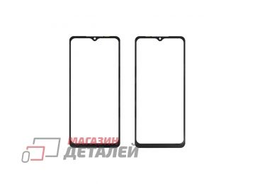 Стекло + OCA плёнка для переклейки на Samsung Galaxy A12, M12, A02 (A125F, M127F, A022F, A127F) черное