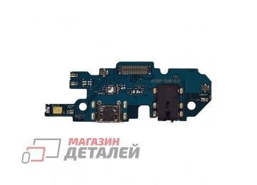 Шлейф (FLC) для Samsung Galaxy A10 SM-A105 на системный разъём, разъём гарнитуры, микрофон