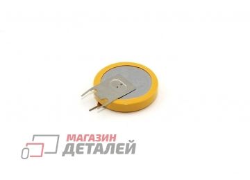 Батарейка биос (CMOS) CR2450 3V 540mAh 3 прямых контакта под пайку