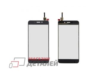 Сенсорное стекло (тачскрин) для Huawei Honor 6C (черное)