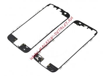 Рамка дисплея и тачскрина для Apple iPhone 5 c клеем черная