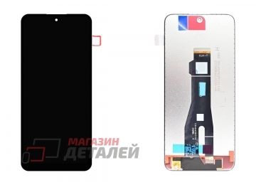 Дисплей (экран) в сборе с тачскрином для Huawei Honor X7b 4G, 90 Smart черный