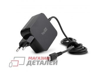 Блок питания (сетевой адаптер) TopON TOP-AS45Q для ноутбука ASUS 5-20V 2.25A 45W Type-C Quick Charge 3.0 черный в розетку