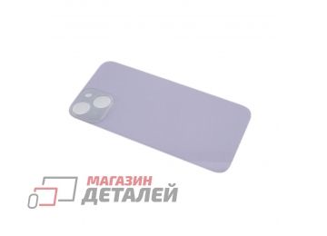 Задняя крышка (стекло) для iPhone 14 фиолетовая