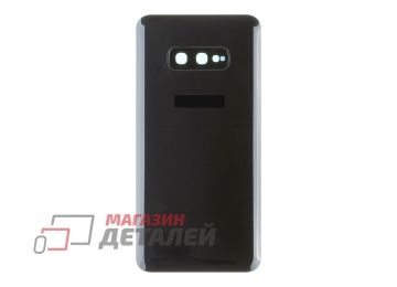 Задняя крышка для Samsung Galaxy S10e SM-G970F со стеклом камеры (черный)