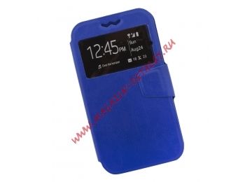 Чехол LP раскладной универсальный для телефонов размер XXL 145х76мм синий, коробка