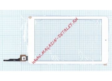 Сенсорное стекло (тачскрин) для Acer Iconia One B1-850 белый с рамкой