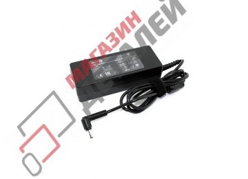 Блок питания (сетевой адаптер) Amperin AI-AS90A для ноутбуков Asus 19V 4.74A 90W 4.0x1.35 мм черный, с сетевым кабелем