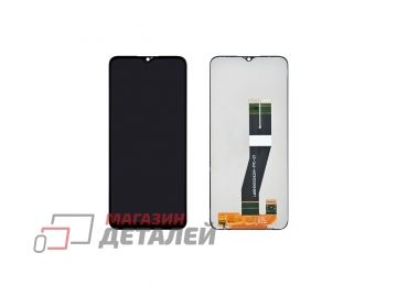 Дисплей (экран) в сборе с тачскрином для Samsung Galaxy A02s SM-A025F черный (Premium LCD)